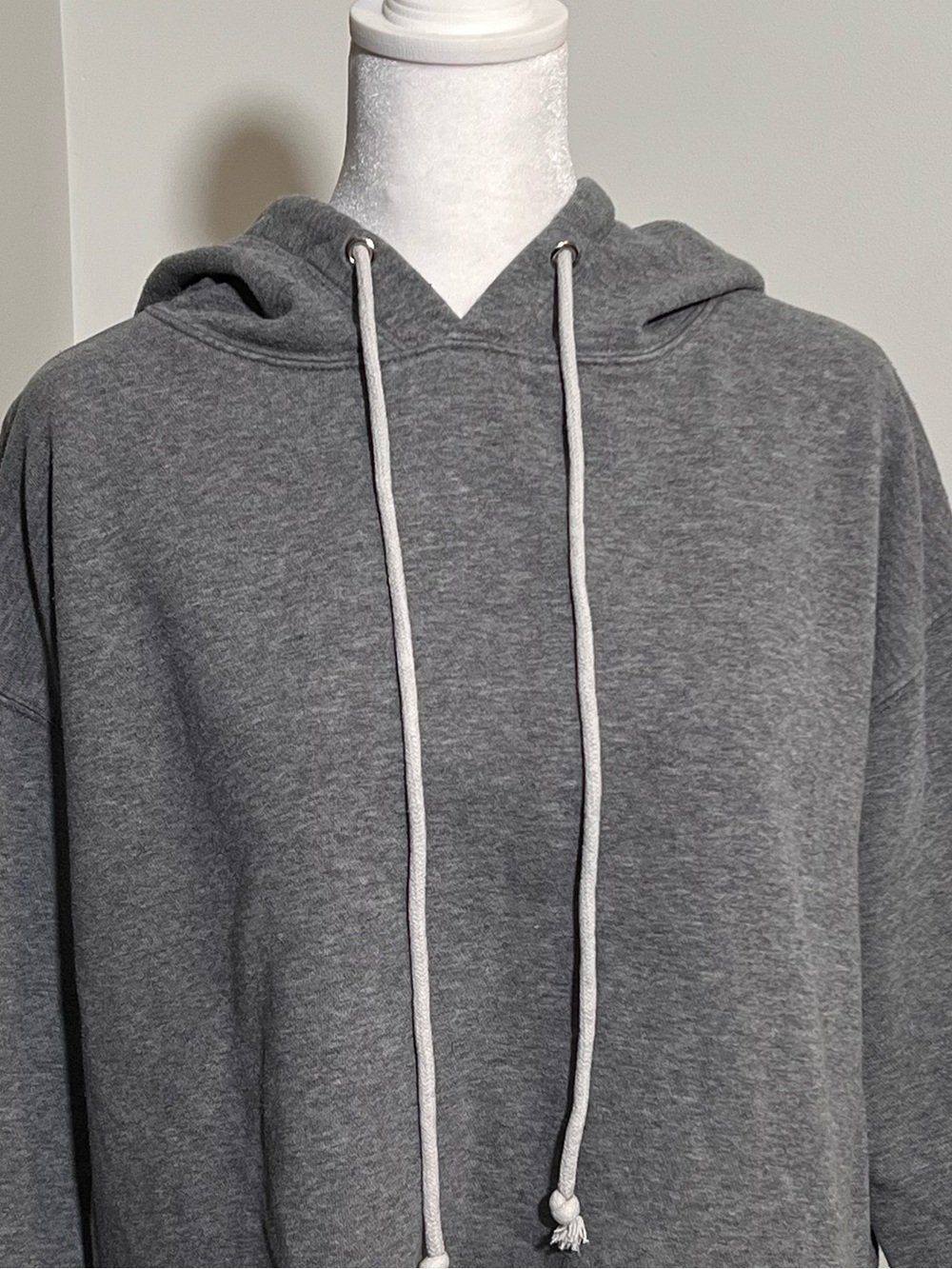 wild fable Gray Cropped Drawstring Hoodie - Picture 1 of 5